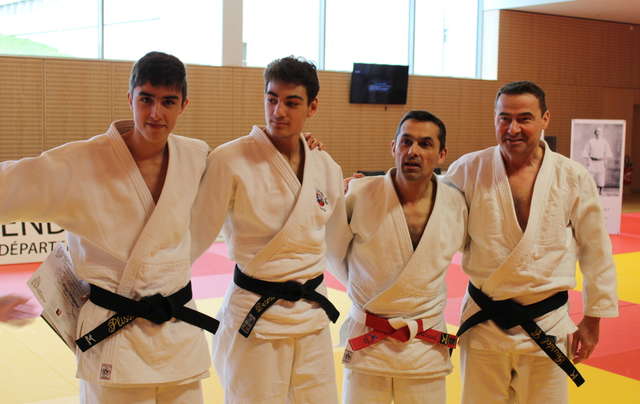 Les gradés de l'ESB Judo